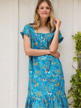 Printfresh nightdress cotton 1X